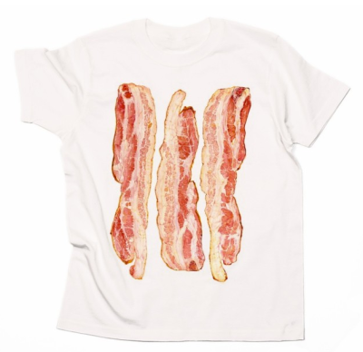 Bacon Tee-Party T-shirt designed by Yuko Sekine